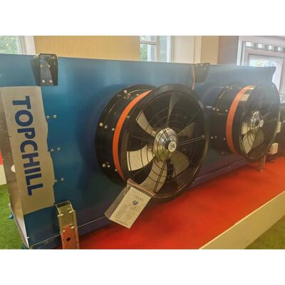 Cold Room Heater Defrost Evaporator 10HP Fin Pipe Copper Tube Mini Cooling Unit